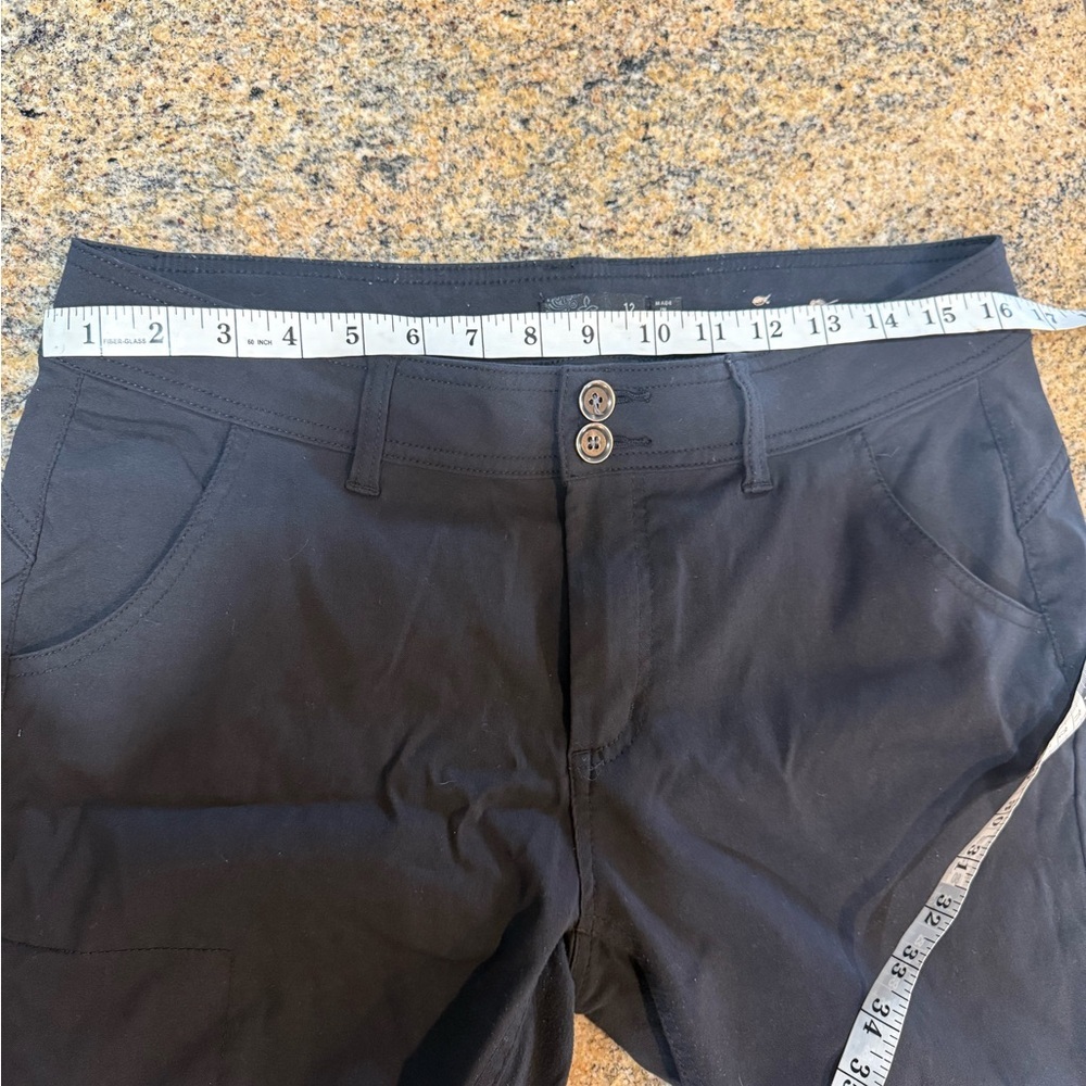 Prana Halle hiking pants black size 12 - Picture 8 of 10
